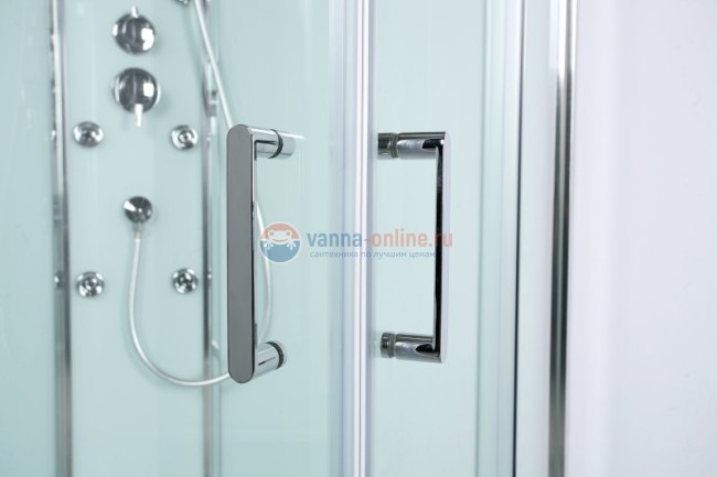 Душевая кабина BelBagno Uno-CAB-A-2-90-C-CR, 90 х 90 см