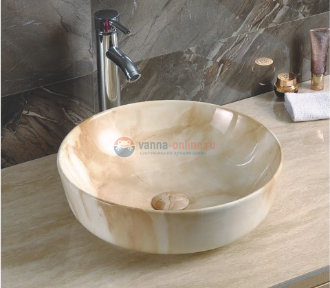 Раковина CeramaLux Серия MNC 526 накладная, под камень Раковина CeramaLux Серия MNC 526 накладная, под камень