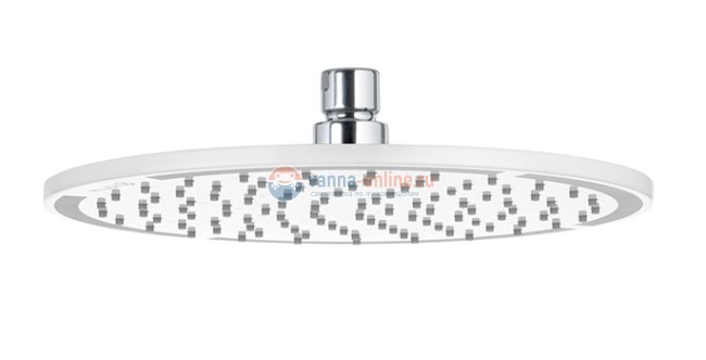 Верхний душ Kludi A-Qa 6434091-00 D40 см круглый, плоский 8 мм, цвет белый Верхний душ Kludi A-Qa 6434091-00 D40 см круглый, плоский 8 мм, цвет белый
