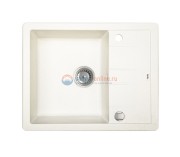 Кухонная мойка Iddis Vane G V10W621i87 62 x 50 x 22.7 см, Granucryl, 1 чаша, белый