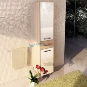 Пенал Comforty Тулуза 40 R белый глянец/сосна лоредо