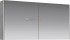 Зеркальный шкаф Aqwella Mobi 100 см, бетон светлый