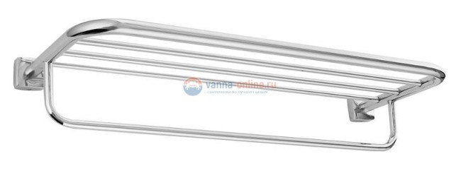 Полка Fixsen Kvadro FX-61315 для полотенец, хром