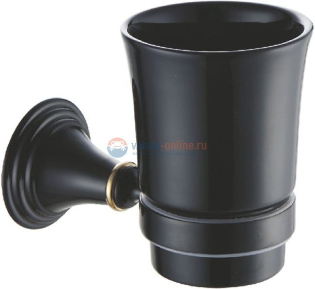 Стакан Fixsen Luksor FX-71606B, черный Стакан Fixsen Luksor FX-71606B, черный