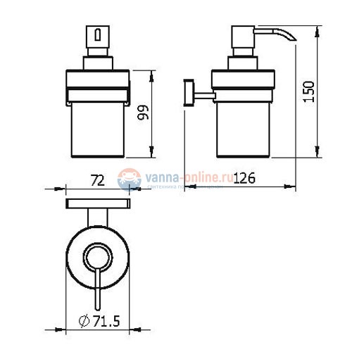 Дозатор Langberger Alster 10921A