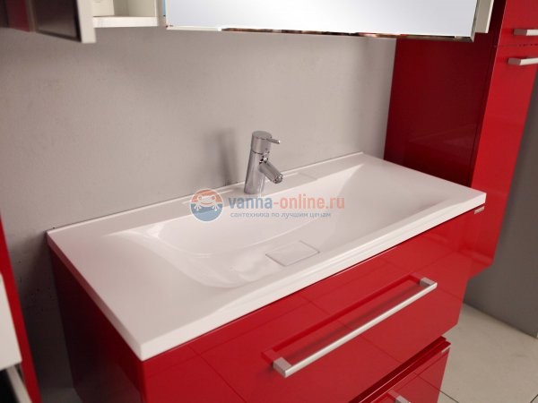 Тумба под раковину Акватон МАДРИД 120 М c 1 ящиком, 1A168701MA010, белый