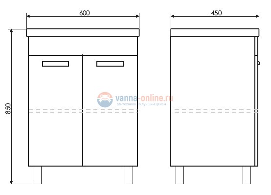 Тумба Comforty Чезана 60 белый глянец с раковиной Comforty Eggo 60/Next 60 Тумба Comforty Чезана 60 белый глянец с раковиной Comforty Eggo 60/Next 60