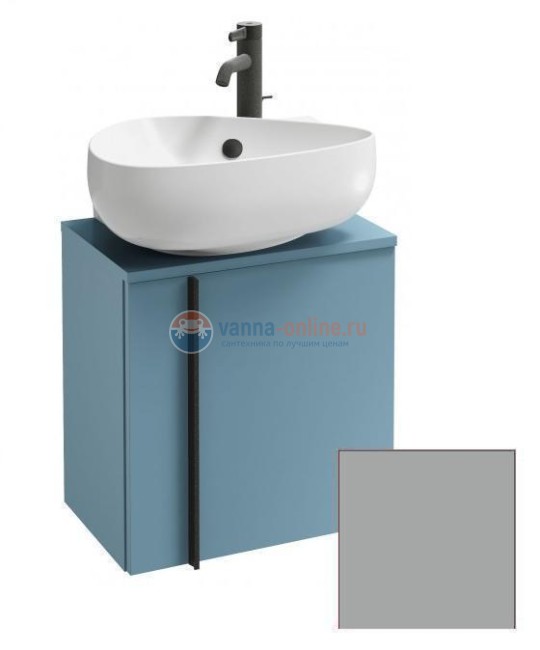 Тумба под раковину Jacob Delafon Nouvelle Vague 45 см, EB3045D-M77, цвет пепельный матовый, правый