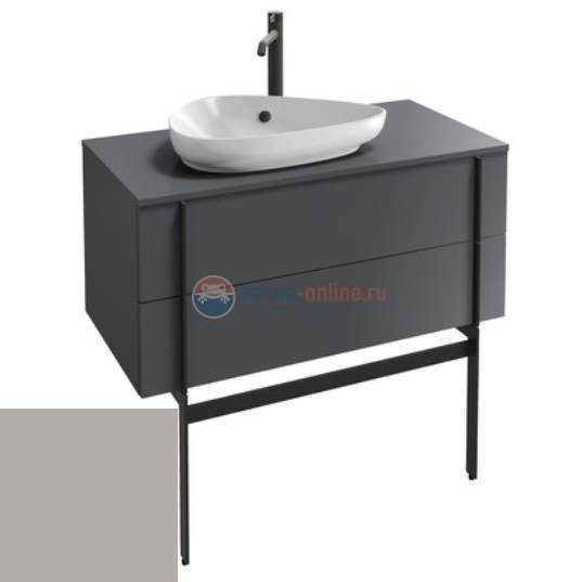 Тумба под раковину Jacob Delafon Nouvelle Vague 100 EB3040-S21, серый титан сатин