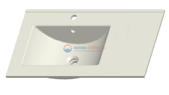 Тумба с раковиной Sanvit Мэри-4 L/R kmery904, 90 см подвесная, карпатская ель