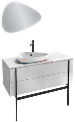 Тумба под раковину Jacob Delafon Nouvelle Vague 120 EB3041-R3, малина глянцевый