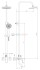 Душевая система Agger Merry A1393300 с поворотным изливом, хром Душевая система Agger Merry A1393300 с поворотным изливом, хром