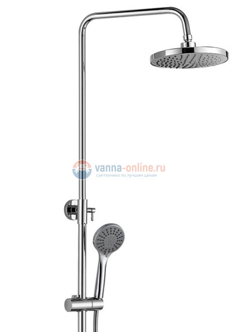 Душевая система Agger Merry A1393300 с поворотным изливом, хром Душевая система Agger Merry A1393300 с поворотным изливом, хром