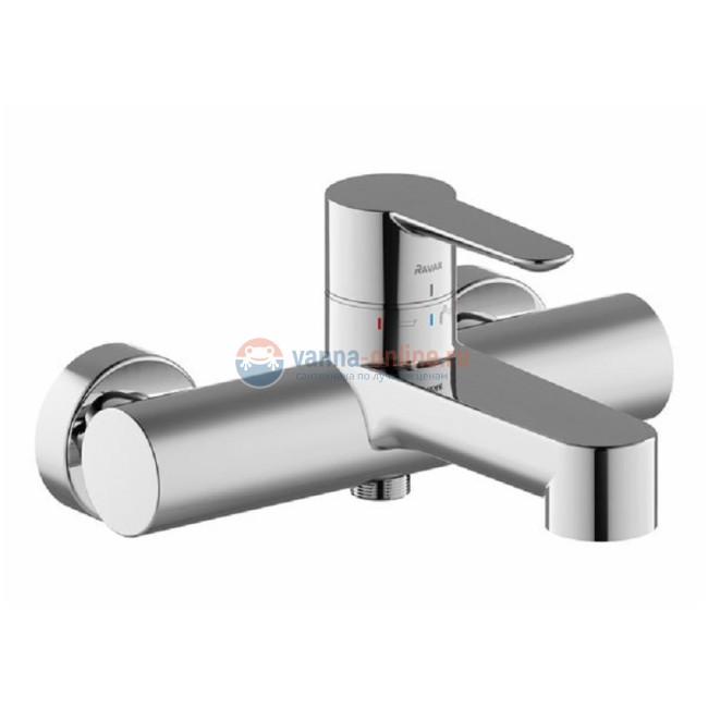 Смеситель для ванны с душем Ravak Puri PU 022.00/150, хром Смеситель для ванны с душем Ravak Puri PU 022.00/150, хром