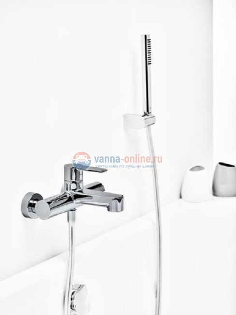 Смеситель для ванны с душем Ravak Puri PU 022.00/150, хром Смеситель для ванны с душем Ravak Puri PU 022.00/150, хром