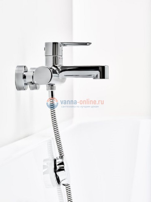 Смеситель для ванны с душем Ravak Puri PU 022.00/150, хром Смеситель для ванны с душем Ravak Puri PU 022.00/150, хром