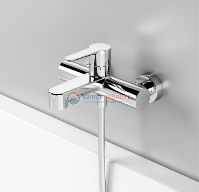 Смеситель для ванны с душем Ravak Puri PU 022.00/150, хром Смеситель для ванны с душем Ravak Puri PU 022.00/150, хром