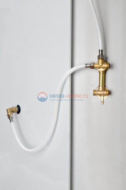 Душевая кабина Deto Em EM1511 L/R гм-эл 110 x 80 см, с крышей, с электрикой, с гидромассажем