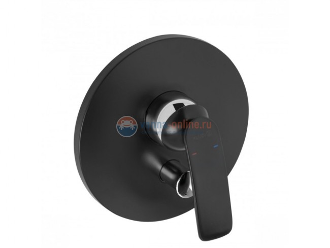 Смеситель Kludi Balance 526508775 для ванны и душа встраиваемый, чёрный матовый