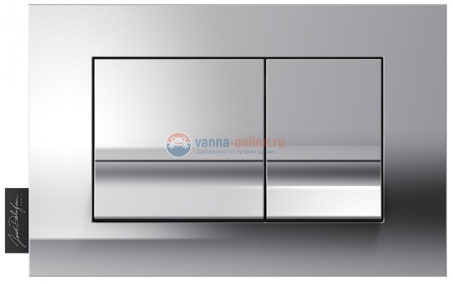 Клавиша смыва Jacob Delafon E20858-CP, глянцевый хром