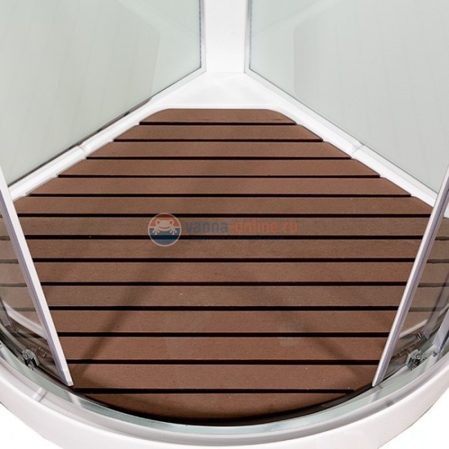 Душевая кабина Deto A 01 100 x 100 см, с крышей, Led с кнопкой