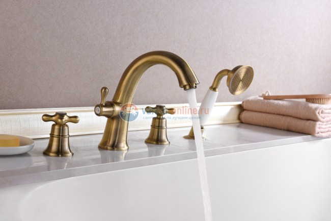 Смеситель Lemark Vintage LM2841B для ванны