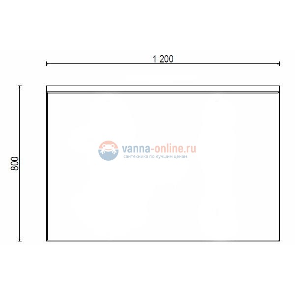 Зеркало Акватон Брук 120 см 1A200402BC010 Зеркало Акватон Брук 120 см 1A200402BC010