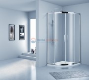 Душевой уголок Bravat Stream BS090.1203S, 90 x 90 x 200 см, двери раздвижные, стекло прозрачное, хром