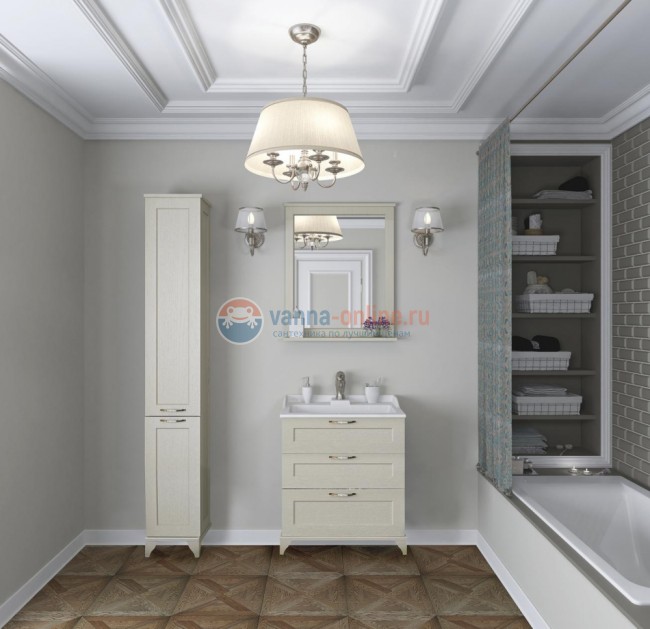 Тумба под раковину Акватон Леон 65 Н, напольная