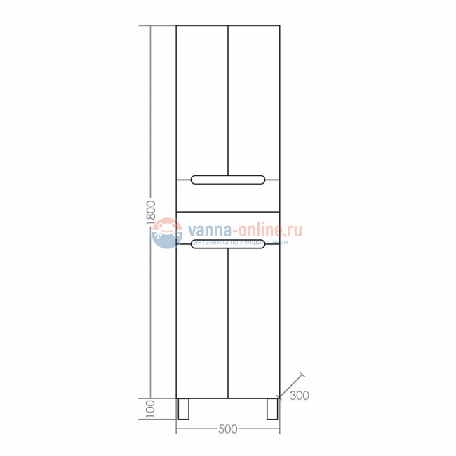 Пенал СаНта Лондон 50, 524010 напольный