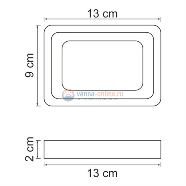 Мыльница WasserKRAFT Oder K-9629