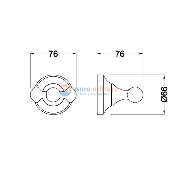 Крючок Schein Saine Gold 7053002VF