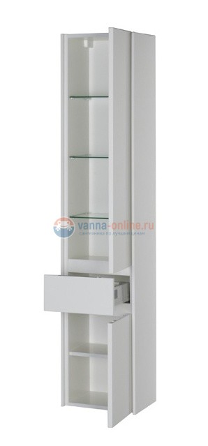 Пенал Aquanet Латина 35 00179606, цвет фасада белый