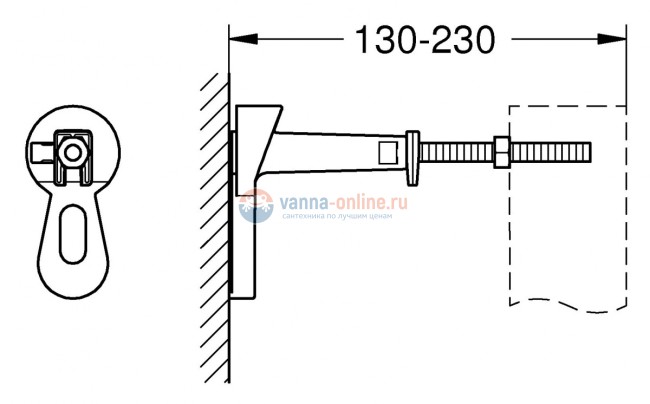 Уголок Grohe Rapid SL 38558 ООМ настенный