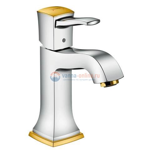 Смеситель Hansgrohe Metropol Classic 31301090 для раковины, хром/золото Смеситель Hansgrohe Metropol Classic 31301090 для раковины, хром/золото