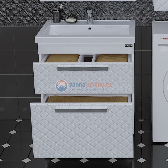 Тумба под раковину СаНта Калипсо 70 NEW 217005лN напольная