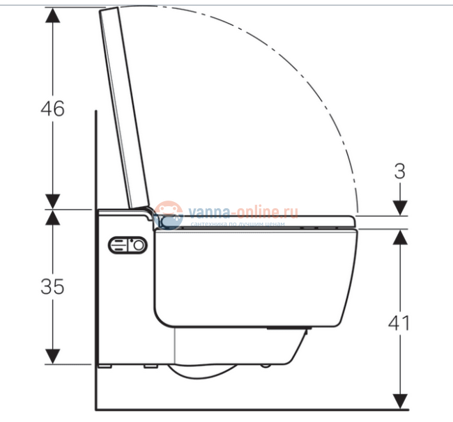 Унитаз подвесной Geberit AquaClean mera comfort 146.214.11.1 с функцией биде и системой удаления запахов Унитаз подвесной Geberit AquaClean mera comfort 146.214.11.1 с функцией биде и системой удаления запахов