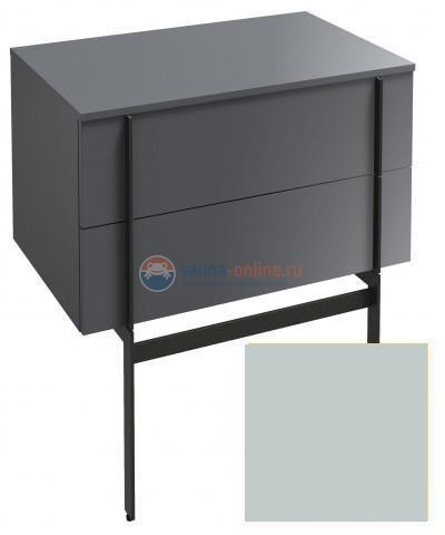 Тумба под раковину Jacob Delafon Nouvelle Vague 80 EB3054-S25, цвет голубой шторм сатин