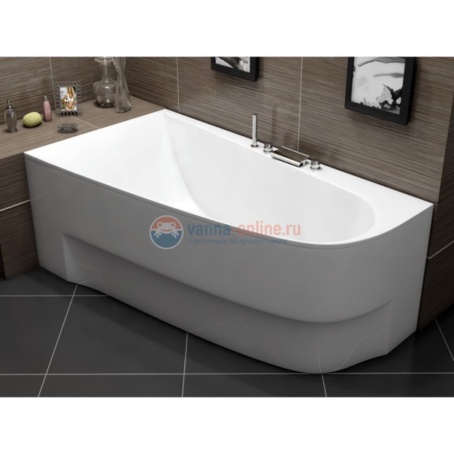 Ванна акриловая Vayer Boomerang 170.090.045.1-2.2.0.0, 170*90 см, правая
