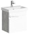 Тумба с раковиной Aqwella Smart 50 см, фасад белый, корпус бетон светлый  (SRT0105BS/UM-MOD50SL/1)