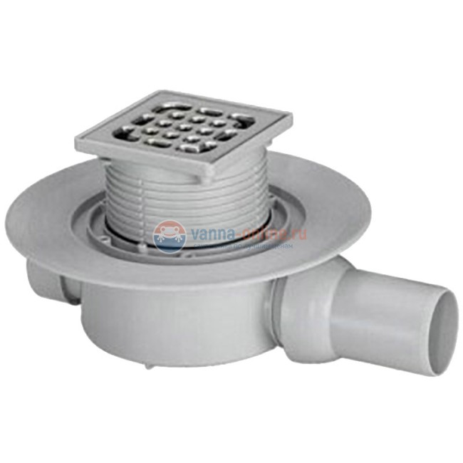 Трап Viega Advantix 583248, 100 x 100 мм, с сухим затвором, рамка металл Трап Viega Advantix 583248, 100 x 100 мм, с сухим затвором, рамка металл