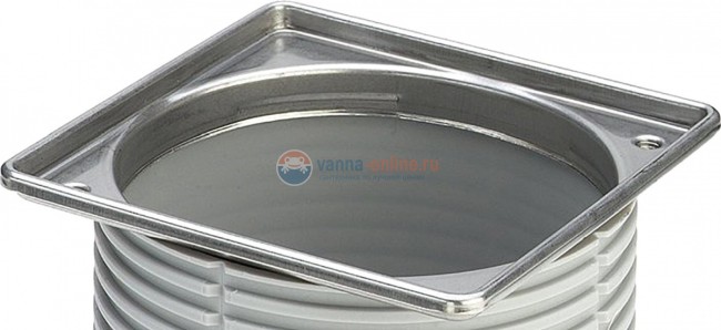 Трап Viega Advantix 583248, 100 x 100 мм, с сухим затвором, рамка металл Трап Viega Advantix 583248, 100 x 100 мм, с сухим затвором, рамка металл