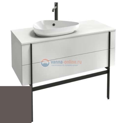 Тумба под раковину Jacob Delafon Nouvelle Vague 120 EB3041-S32, темно-серый сатин