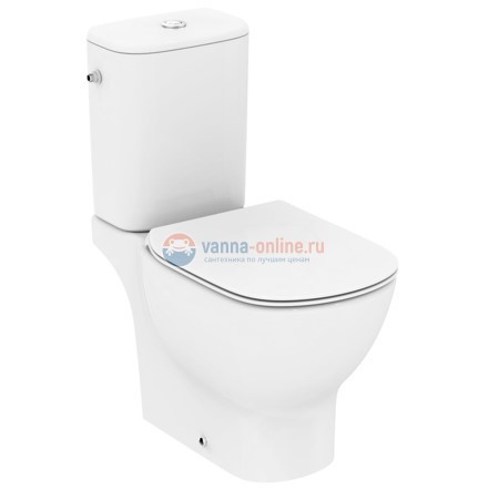 Чаша напольного унитаза Ideal Standard Tesi Silk White AquaBlade, белый матовый, T0087V1