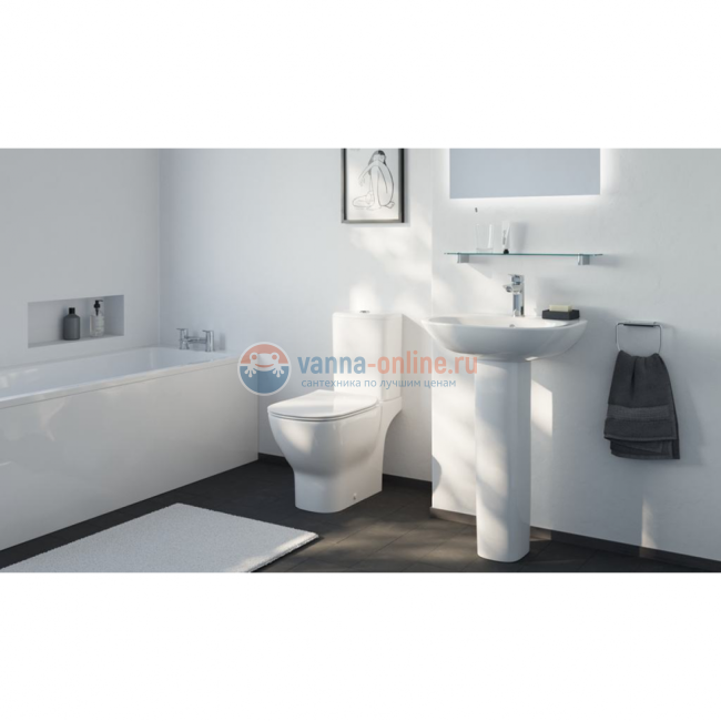Чаша напольного унитаза Ideal Standard Tesi Silk White AquaBlade, белый матовый, T0087V1