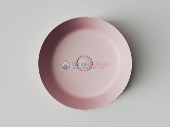 Раковина Ceramica Nova Element CN6022MP, 39x39x12 см, накладная, цвет розовый матовый