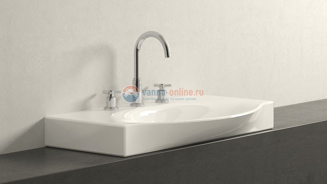 Смеситель Grohe Atrio 20008 000 для раковины на 3 отв., керамические вентили