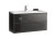 Тумба с раковиной Акватон Римини 100 1A234601RN950 черный глянец  (1A234601RN950/1A702531PR010)