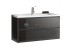 Тумба с раковиной Акватон Римини 100 1A234601RN950 черный глянец