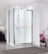 Душевой уголок Bravat Stream BS120.3103S, 80 x 120 x 200 см, дверь раздвижная, стекло прозрачное, хром